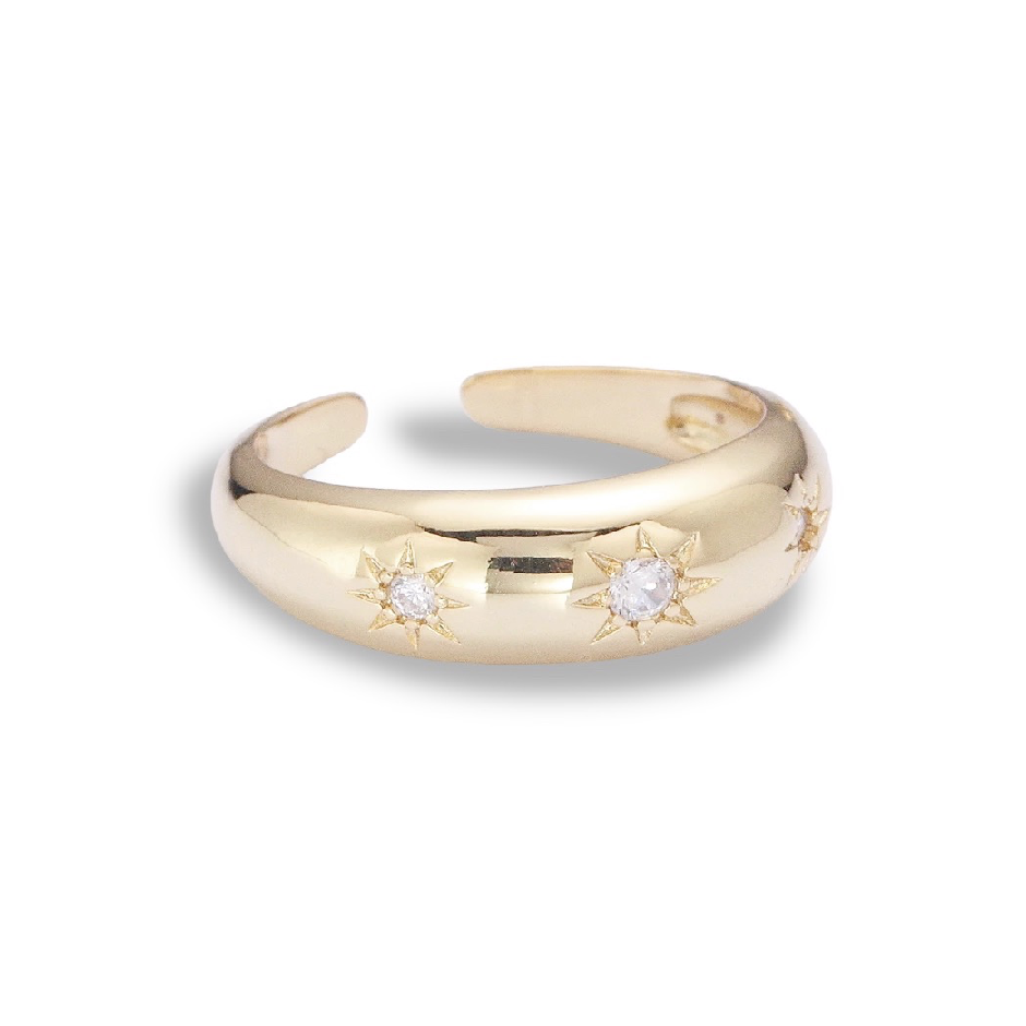 Celestial Stars Adjustable Ring