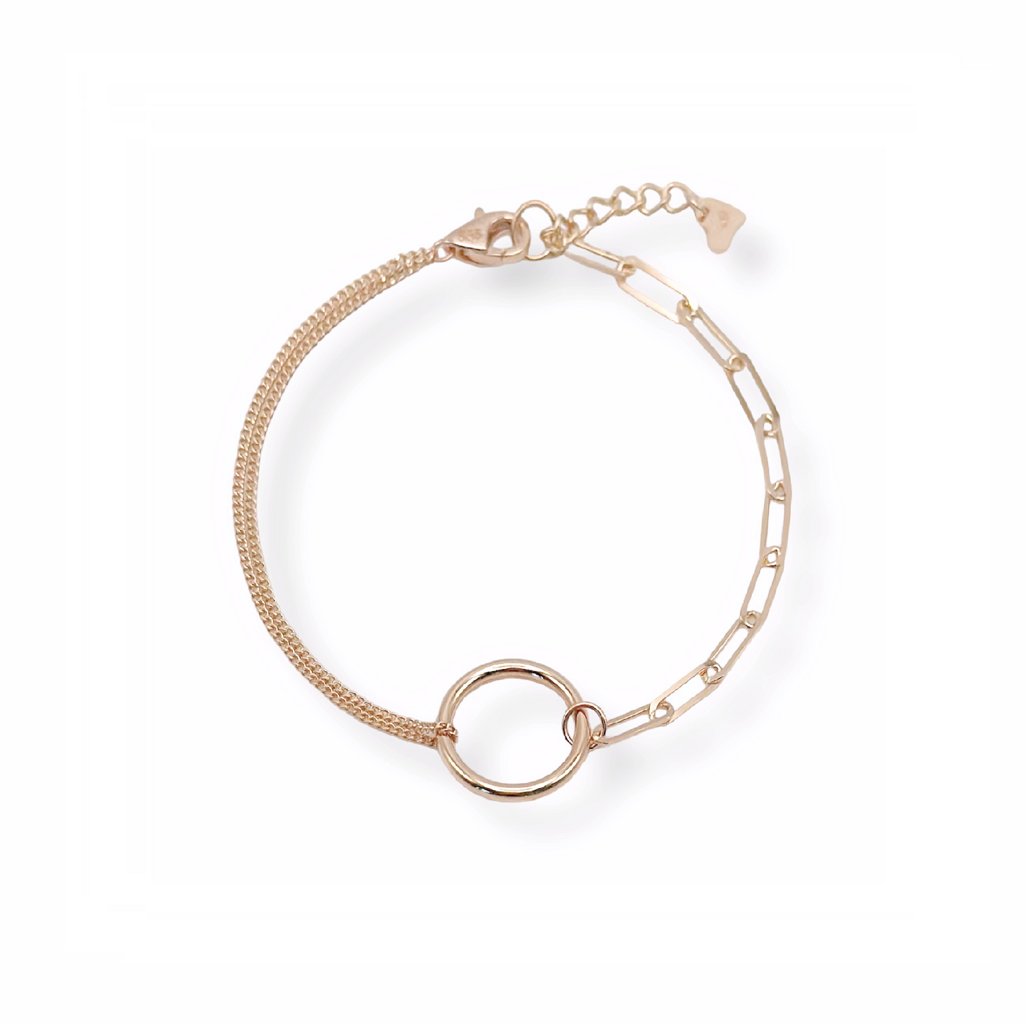 Circle Double Chain Bracelet