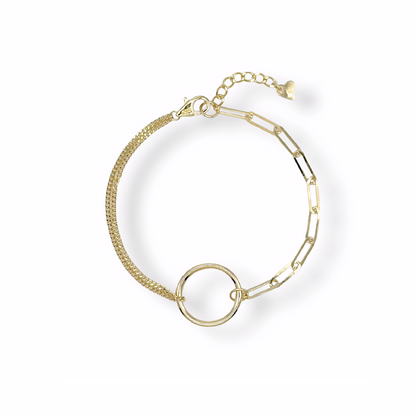 Circle Double Chain Bracelet