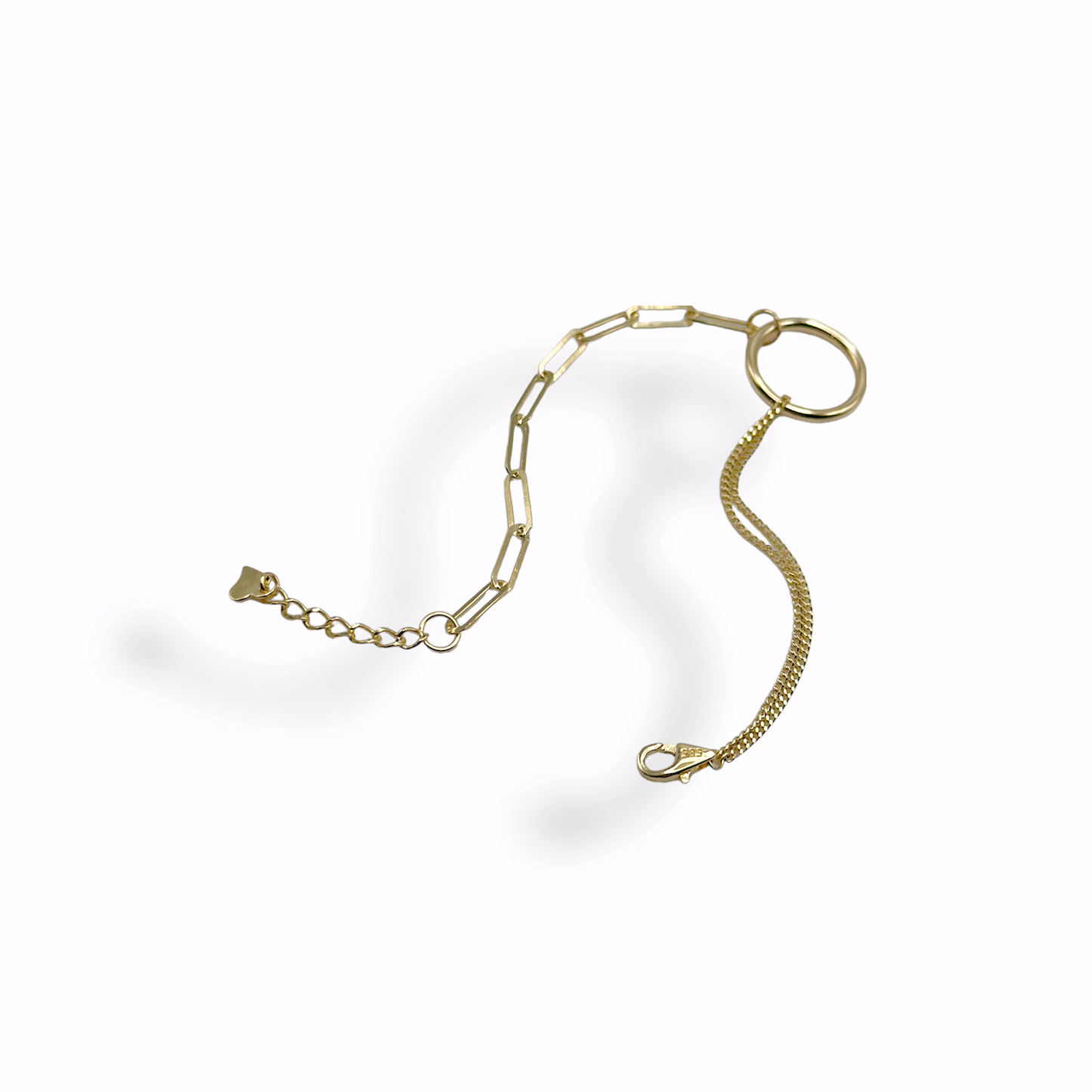 Circle Double Chain Bracelet