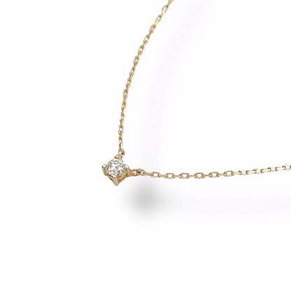 Diamond Solitaire Necklace