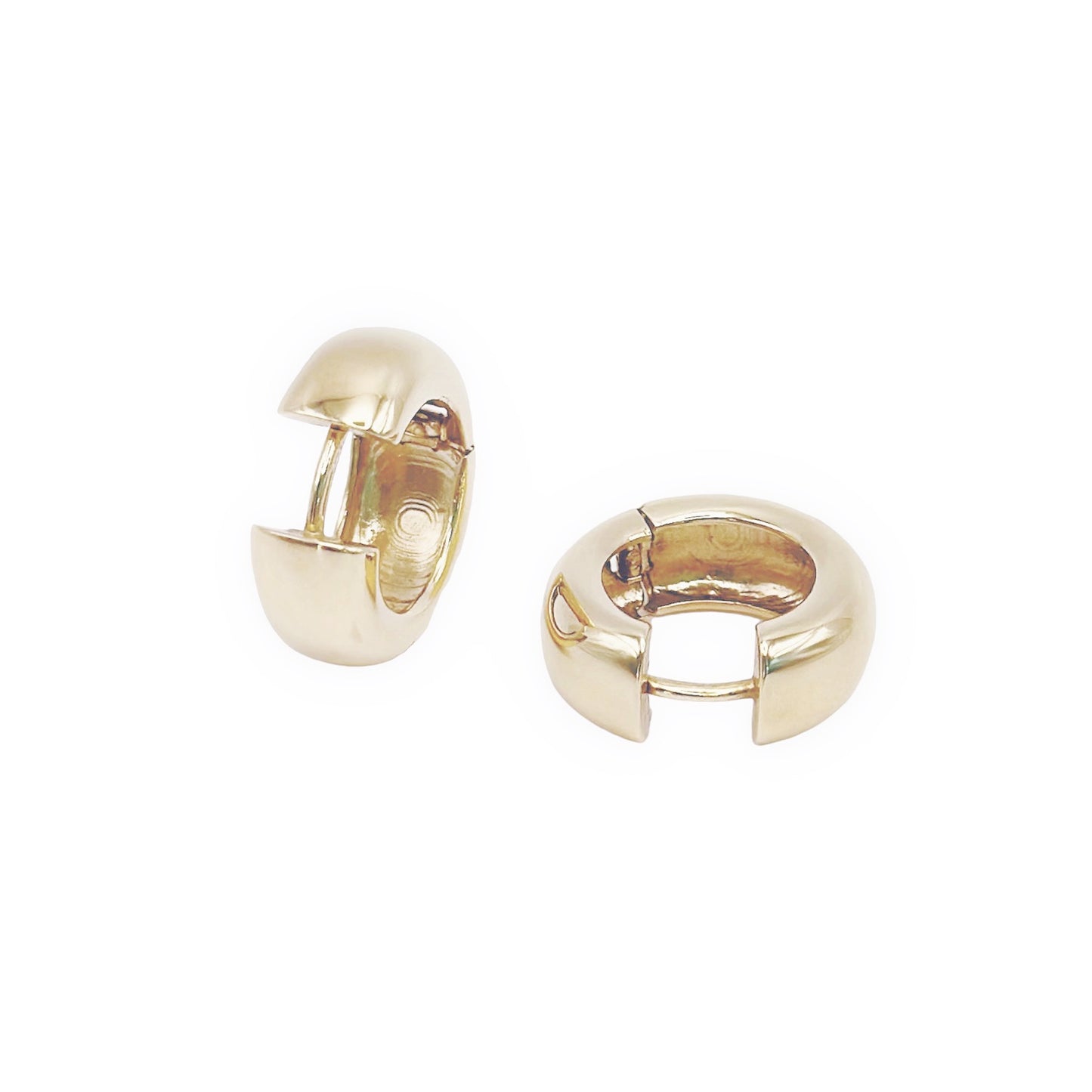 Chunky Gold Daily Huggie Earrings