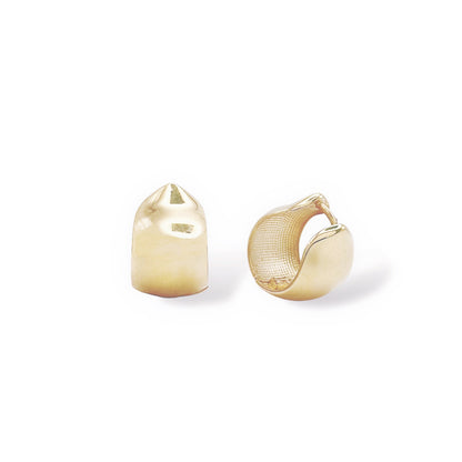 Acorn Bold Huggie Earrings