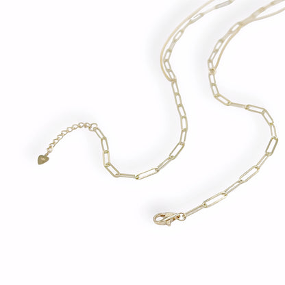 Golden Ball Double Chain Necklace