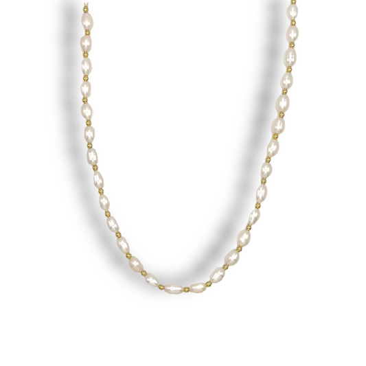 Pearl & Bead Combination Necklace