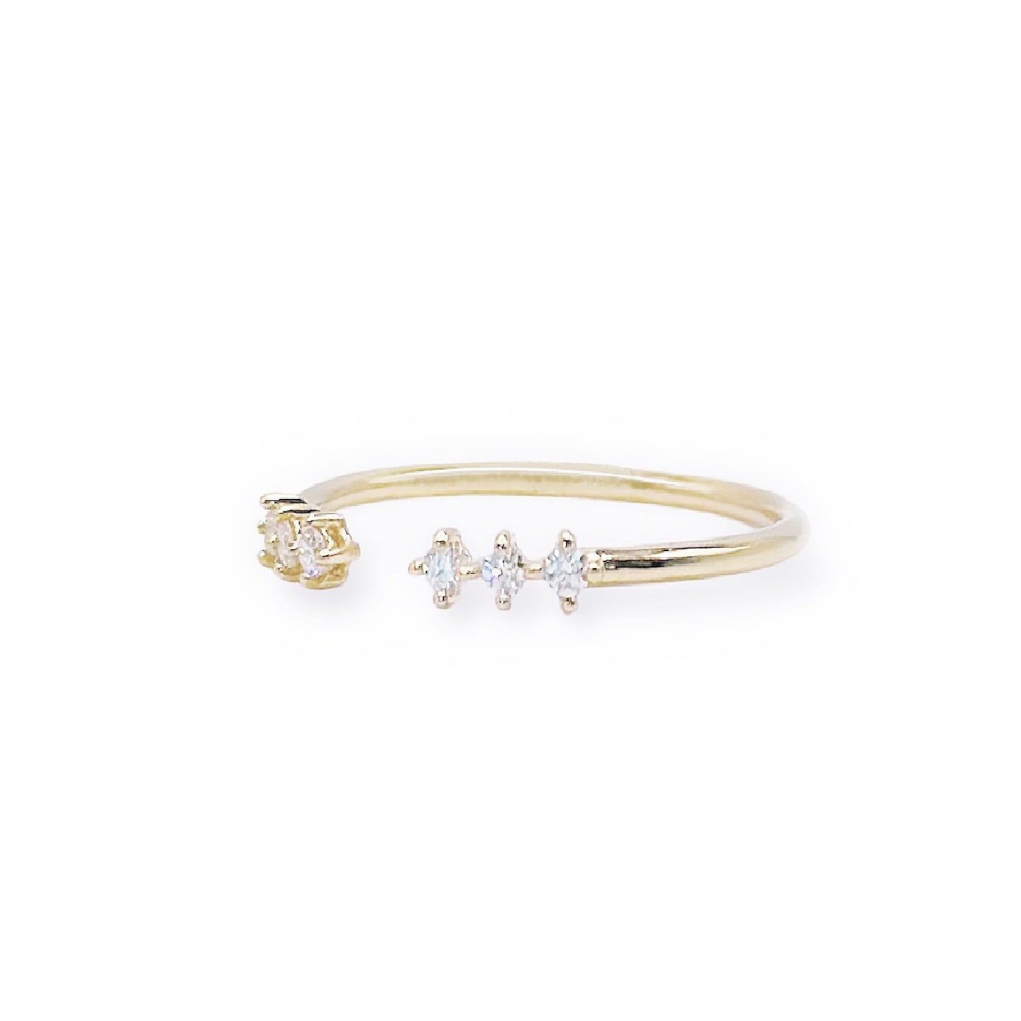 Laurel Wreath Diamond Band Ring