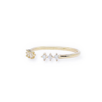 Laurel Wreath Diamond Band Ring