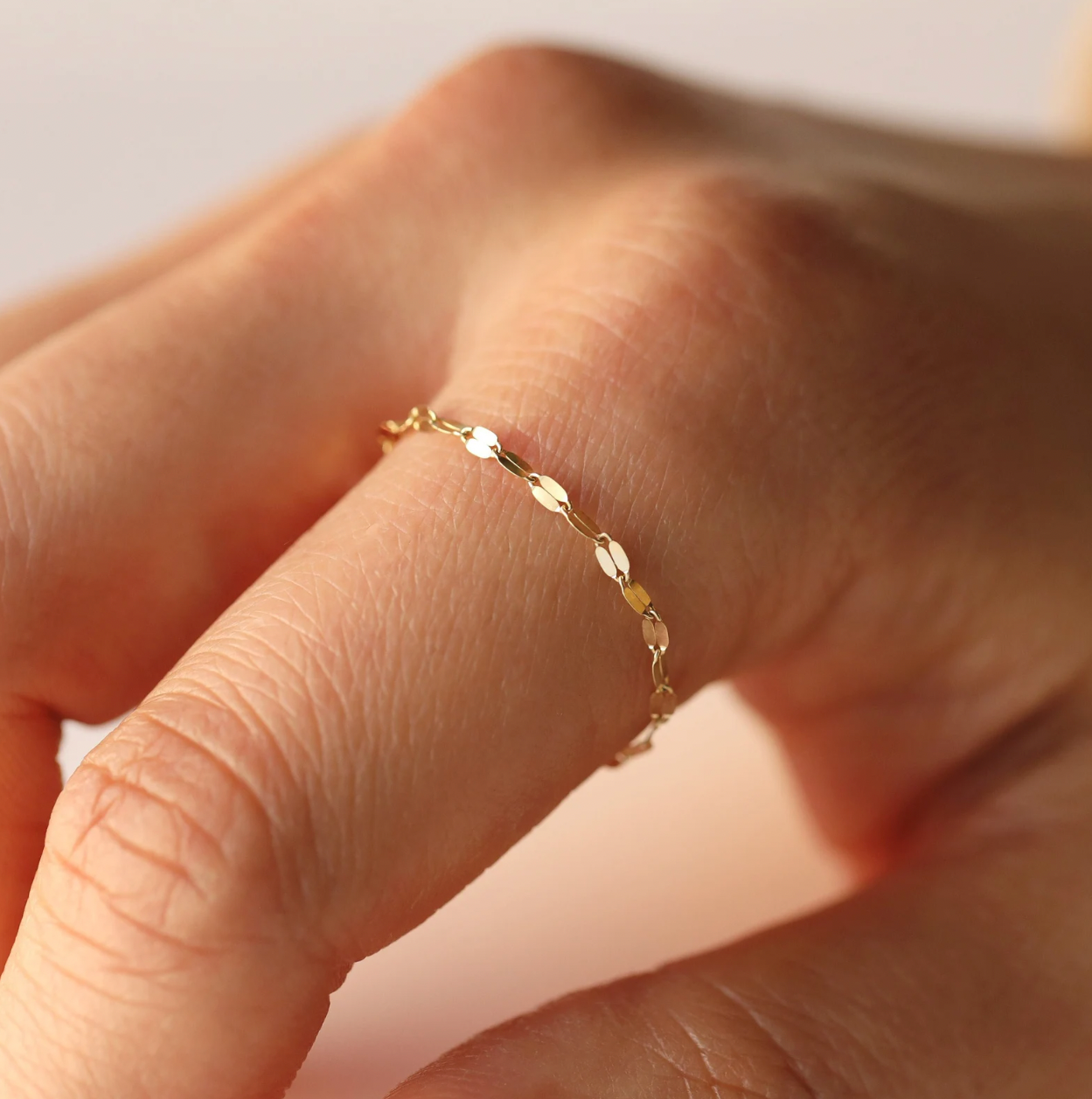 Leaf Chain Ring