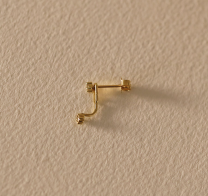 Diamond Jacket Earring (Single)