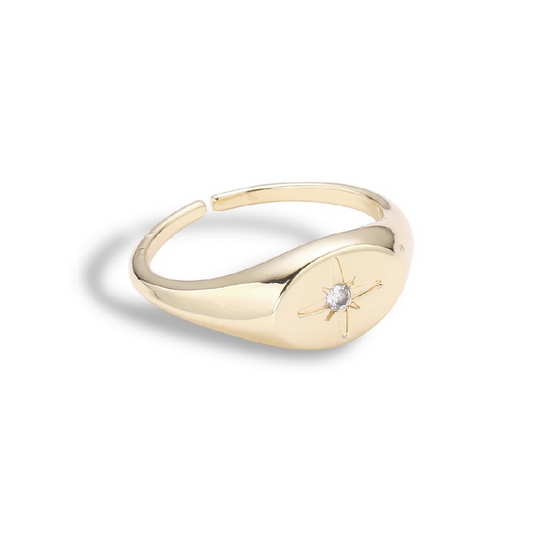 Star Signet Ring