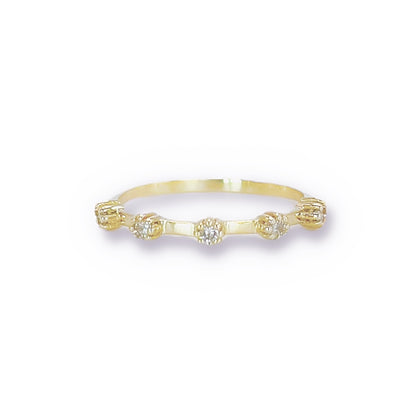 Stellar Dot Diamond Dainty Ring